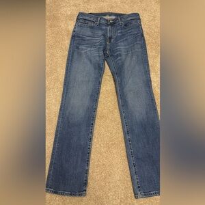 Abercrombie & Fitch Men's Classic Straight Leg Jeans - Blue Denim